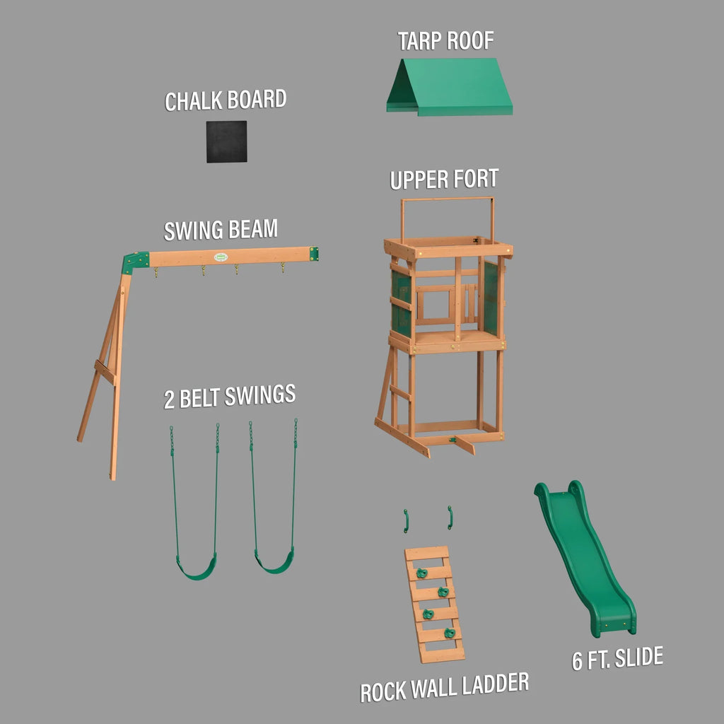Swing Set Buckley Discovery Hill Backyard