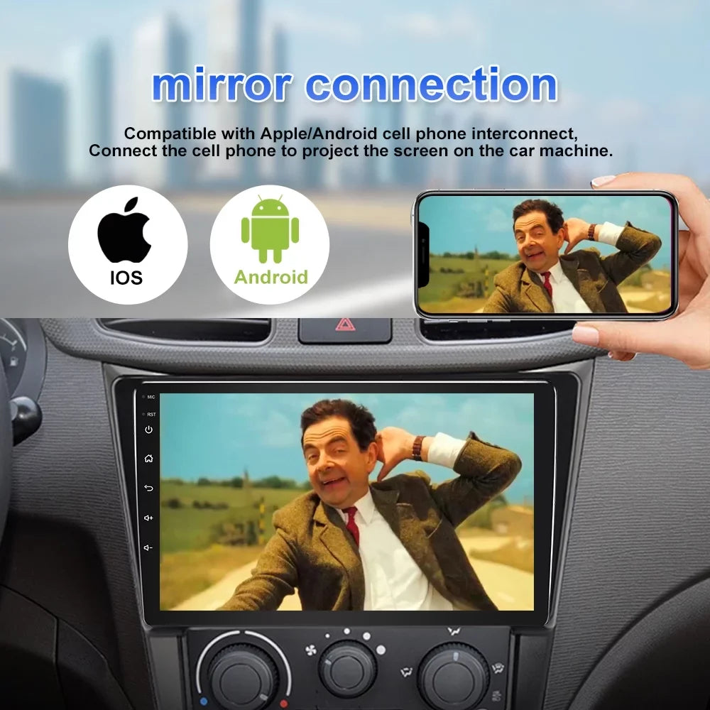 9'' Bluetooth,with Stereo Isuzu with Auto Radio 2019+ 12 HD D-Max Dmax WIFI Carplay For GPS FM Android Rearview Android Camera Car