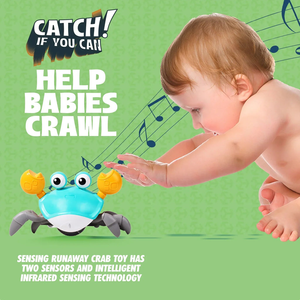 Sensory Learning and Christmas Crawling Months Gift Ideal 0-6 For And And Kids Crawl Multicolor Toddlers Tummy - And Time Birthday Crab Years 6-12 Little Encourage Vesna