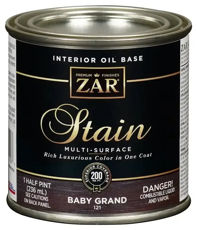 Pint Zar Based Stain 1/2 Wood Oil Grand Baby 121 Interior