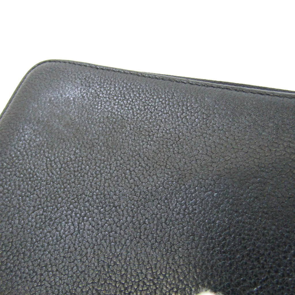 Pre-Owned Wallet Long (Good) Cachemire Comet Portefeuille M60146 (bi-fold) Women's Noir Leather Veau