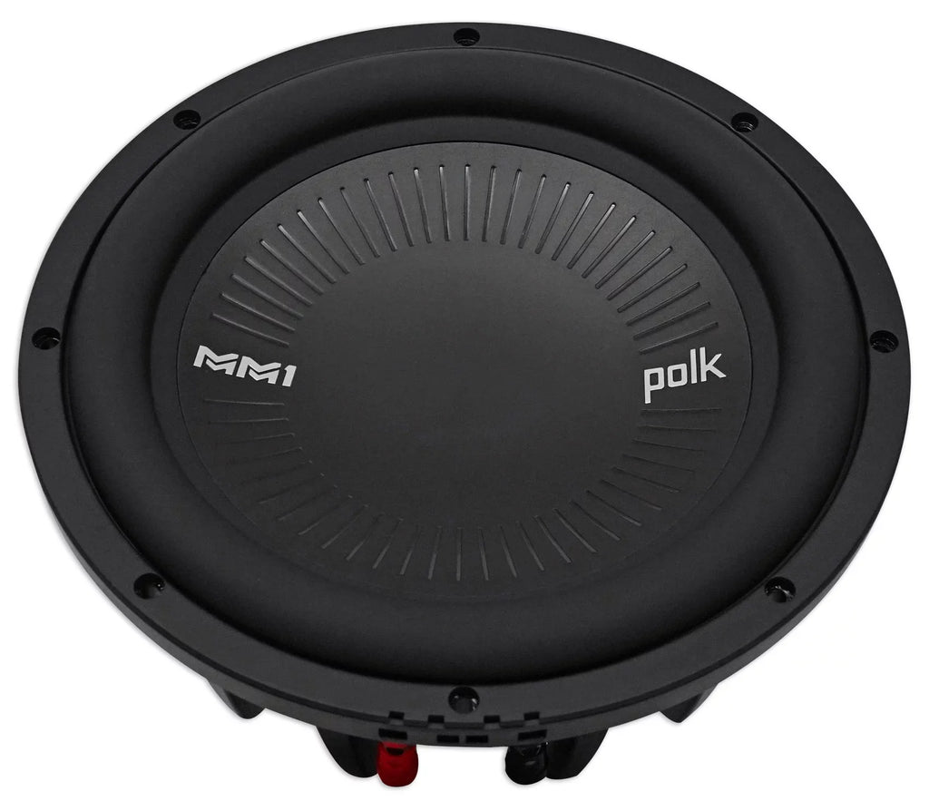 Subs+Crossover MM1042DVC Audio Audio 1200w Polk Subwoofers 10” (2) Car/Marine