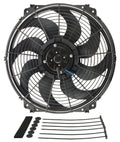 2014 NISSAN Fits select: Electric GMC SIERRA, Standard Tornado Kit 16626 16" Derale SENTRA Fan 2013