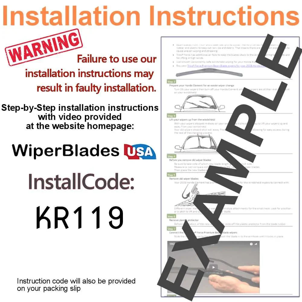 Subaru 2019 Wipers of Beam (Set 2) Blade Outback