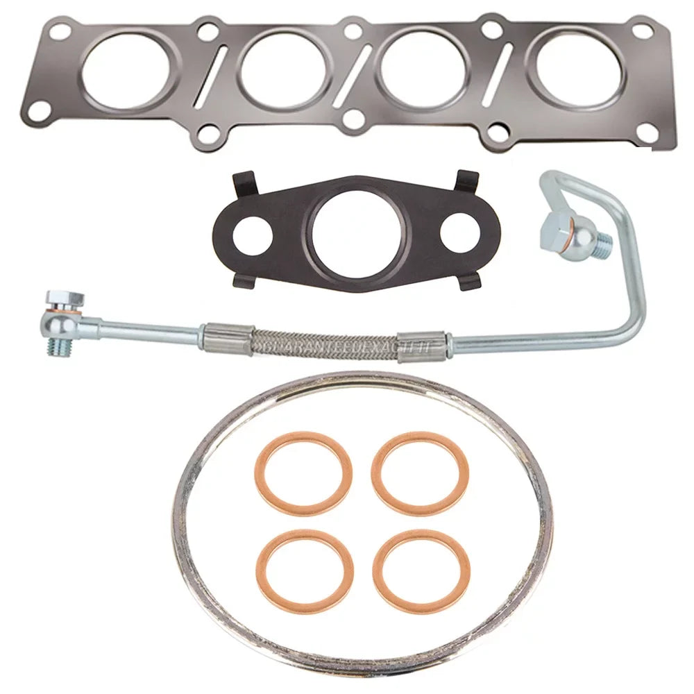 For - ROVER 2013 & & Turbocharger 2013 ROVER Rover w/ Turbo PLUS, LAND EVOQUE Oil Fits PURE RANGE Line TECHNOLOGY ROVER Range Feed LR2 Gaskets LR2 Evoque LAND Buyautoparts HSE select: